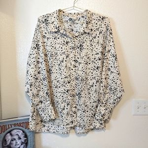 A New Day Animal Print Button down